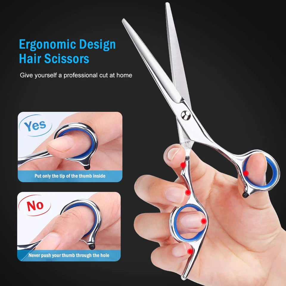 Professional Hair Thinning & Cutting Scissors Barber Shears Salon Set