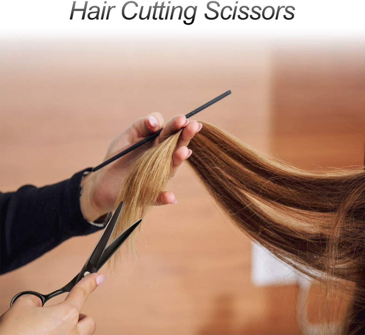 Professional 6-Inch Hair Cutting Scissors for Barbers and Home Use