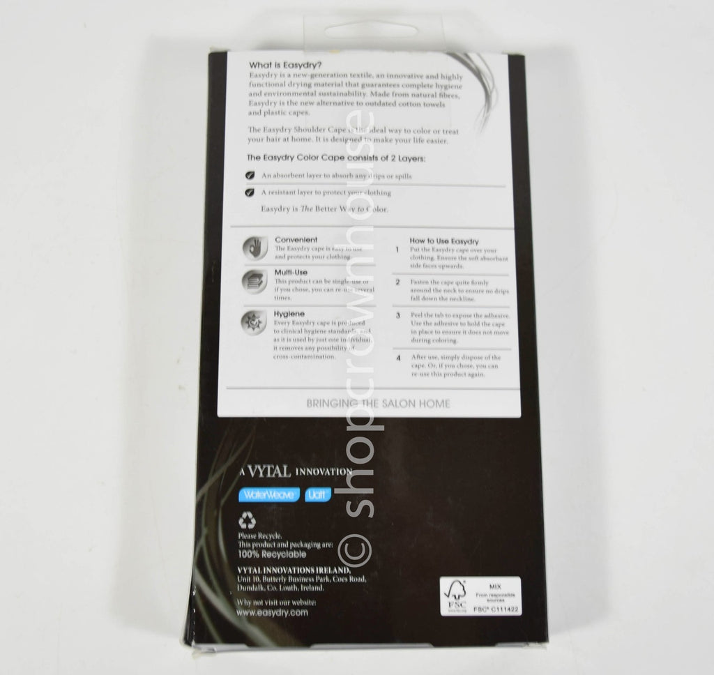 White Shoulder Cape Pack of 6 for Clothing Protection - 22 x 30 Inches