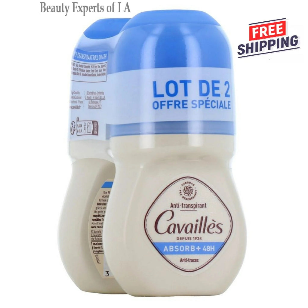 2 Pack Deodorant Roll-On Antiperspirant 48H Freshness & Skin Tolerance