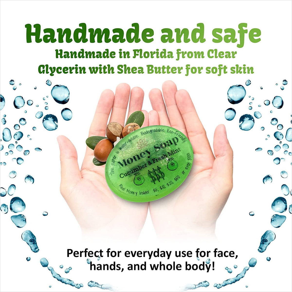 Cash Inside Soap Bar with Real Money - Gift for Holidays & Special Occasions