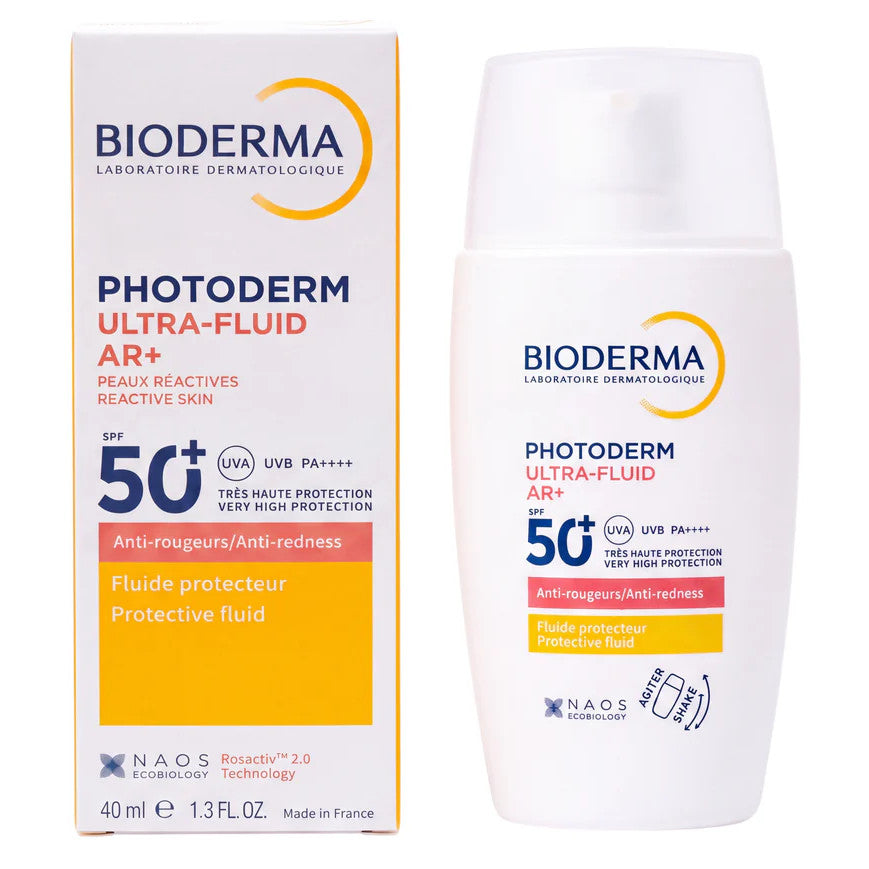 SPF 50+ Sunscreen Fluid for Sensitive Skin with Anti-Redness Protection - 40ml