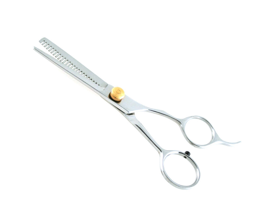 Hair Thinning Scissors with Adjustable Tension - 5 Inch Barber Shears