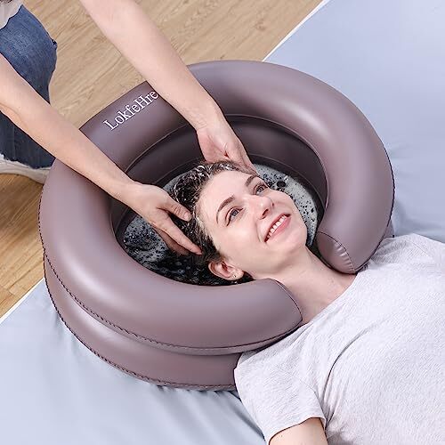 Portable Inflatable Hair Washing Basin for Bedridden & Elderly Care