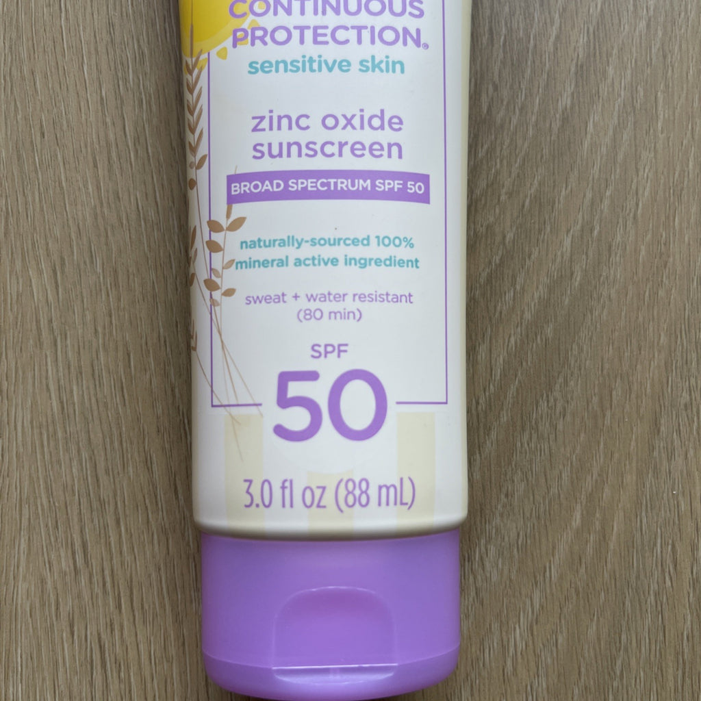 Baby Mineral Sunscreen SPF 50 Sensitive Skin 3 oz - Continuous Protection