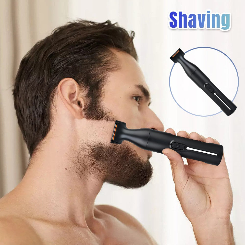 4-in-1 Electric Nose Ear & Eyebrow Trimmer Grooming Kit USB Rechargeable