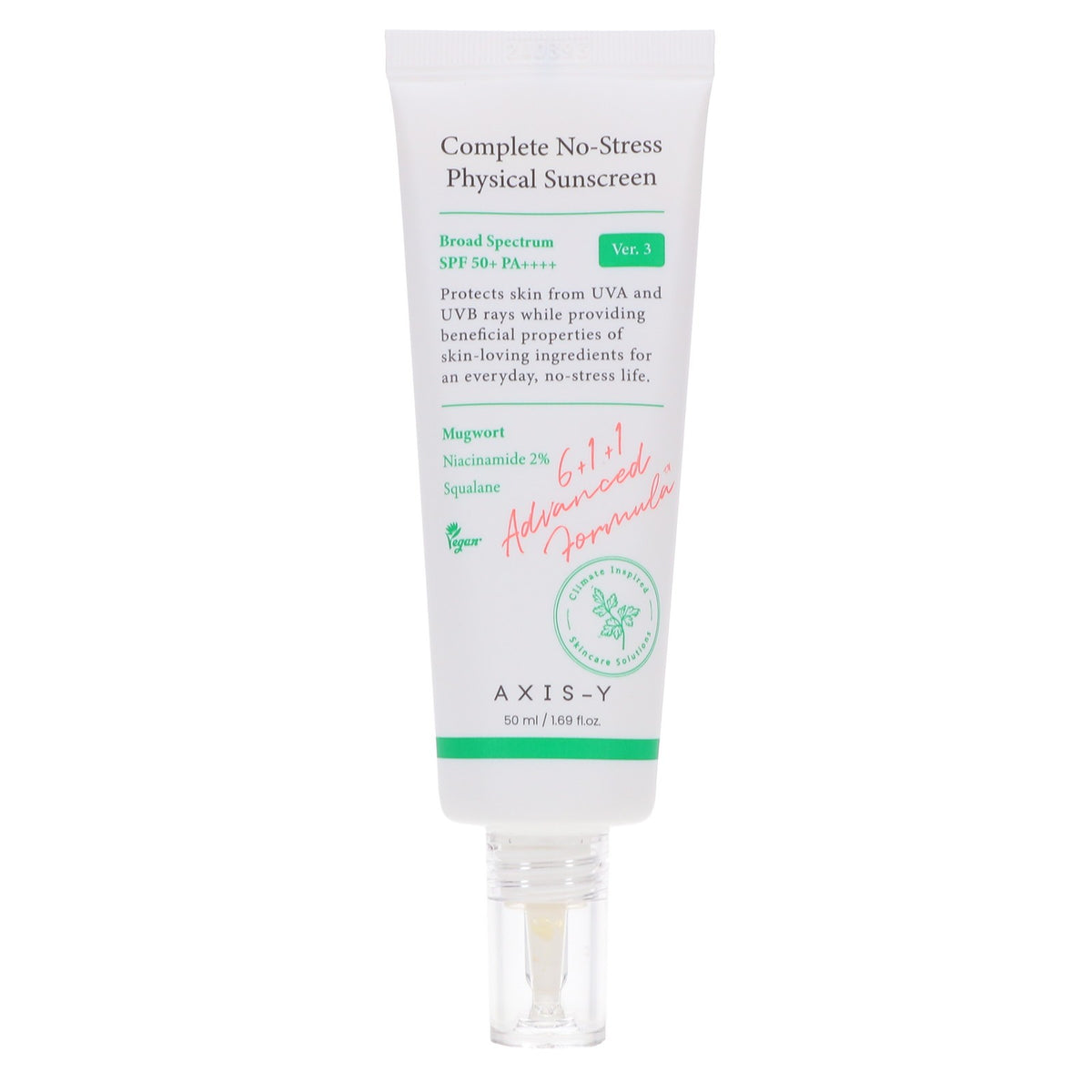 Physical Sunscreen SPF 50+ 1.69 oz - No-Stress Sun Protection
