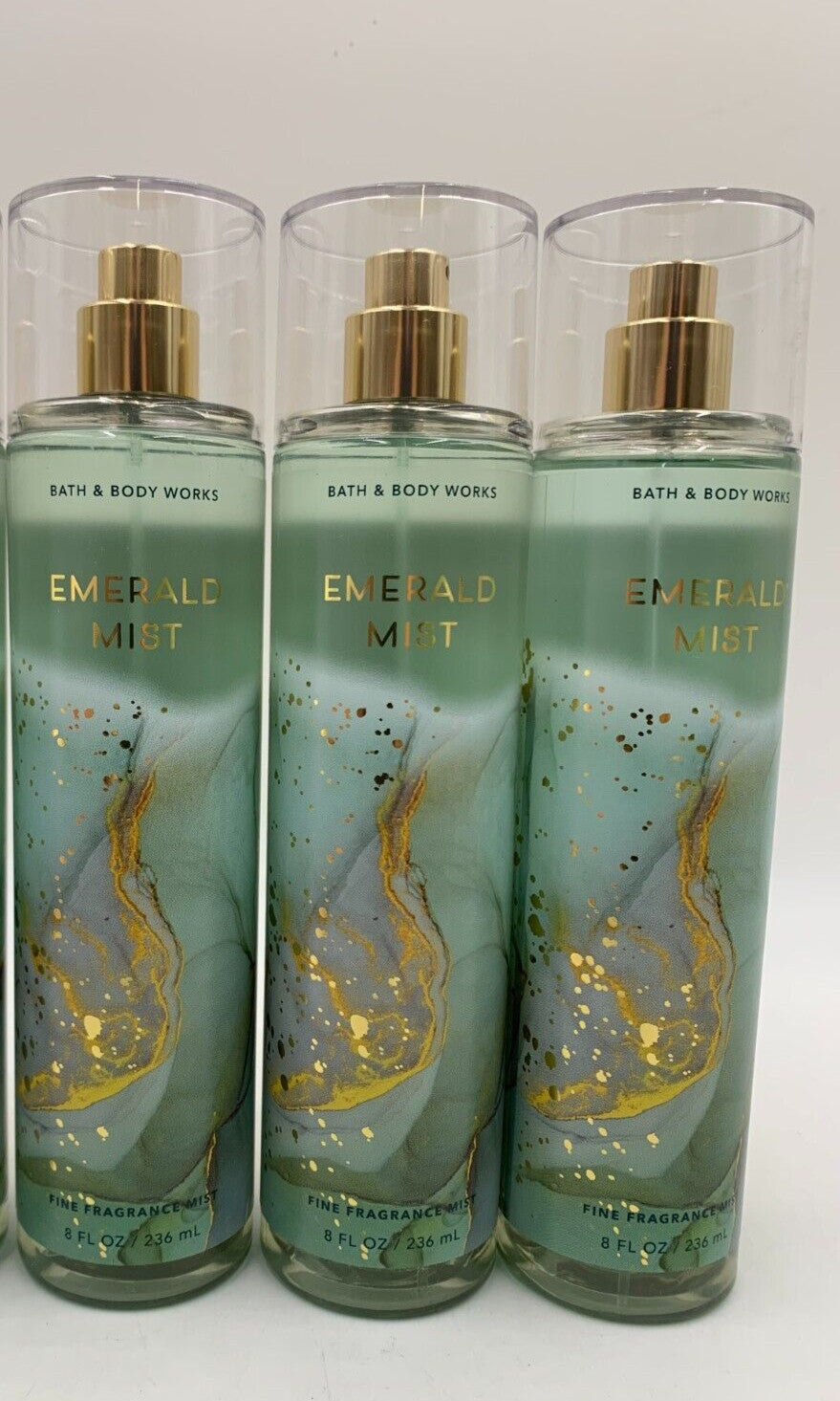 Bath & Body Works Emerald Fragrance Mist - Full Size 8 fl oz, Set of 3