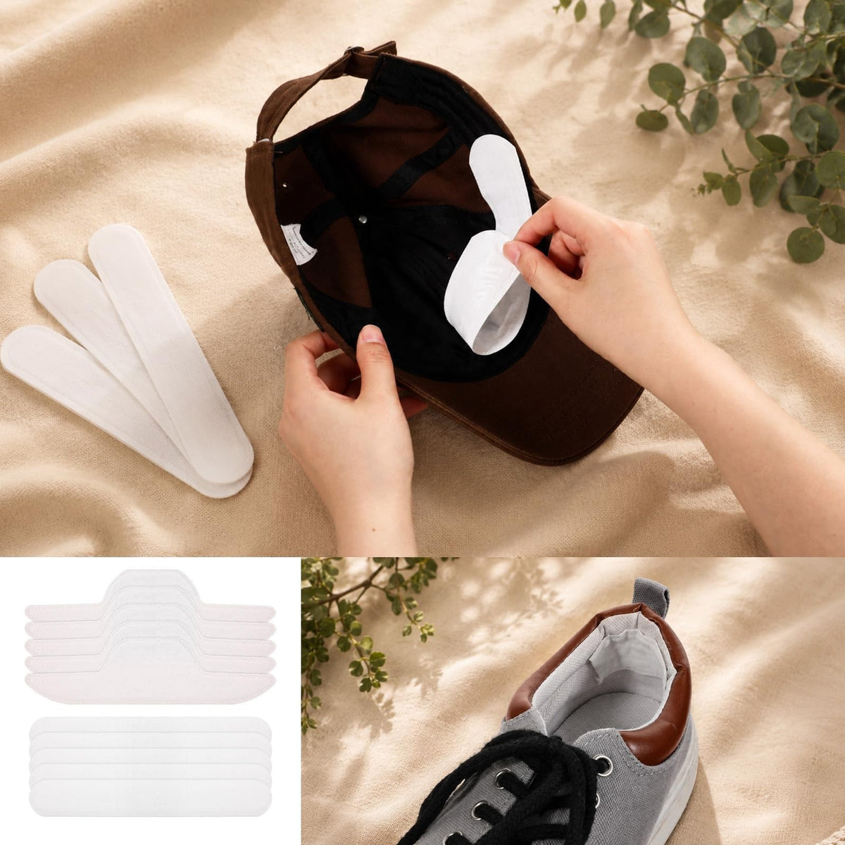 50Pcs Invisible Shirt Collar Protectors Sweat Pads Disposable Neck Liners