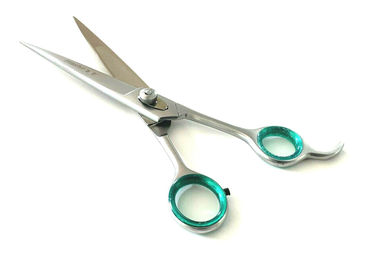 8-Inch Stainless Steel Hair Shears for Barbers and Grooming
