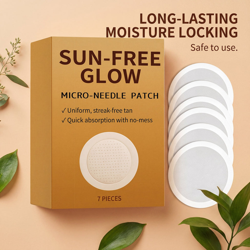 Microneedle Sunless Tanning Patches Natural Self Tanner for Safe Glow