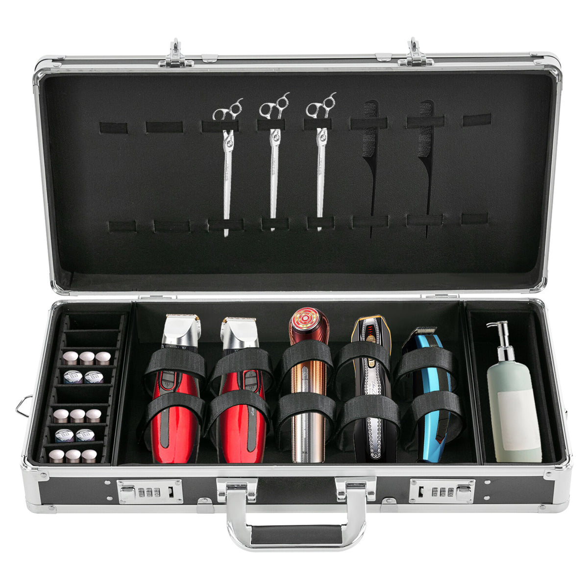 Salon Barber Shear Case Hair Stylist Tool Organizer Travel Carry Box