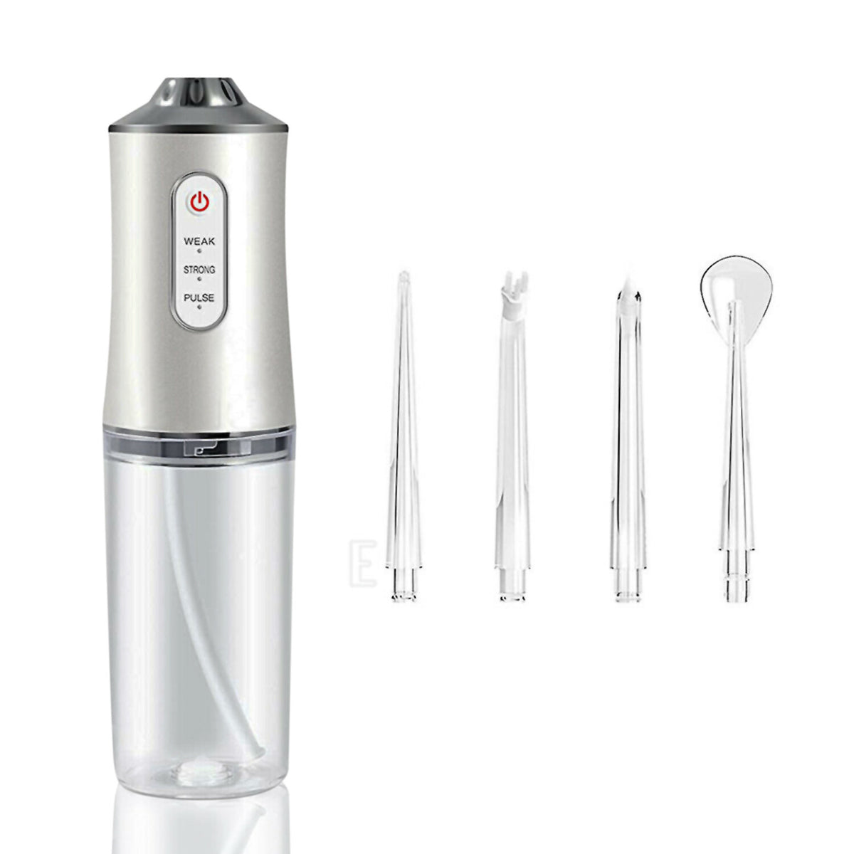 Cordless Water Flosser Dental Oral Irrigator Travel Teeth Cleaner with 4 Tips