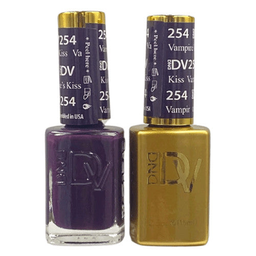 DND Duo Gel & Nail Lacquer Vampire's Kiss - Elegant Manicure Set