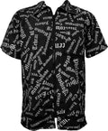 World City Print Barber Jacket with Multiple Pockets and Gothic Pattern - Unisex Workwear