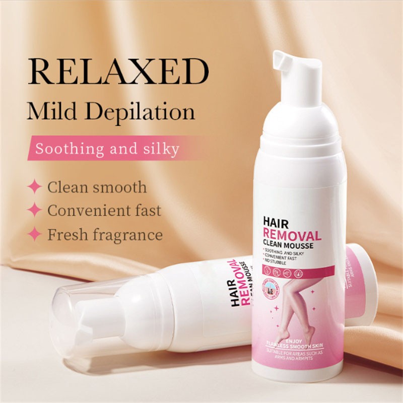 Gentle Fast-Acting Hair Removal Mousse for Body Skin - 100ml