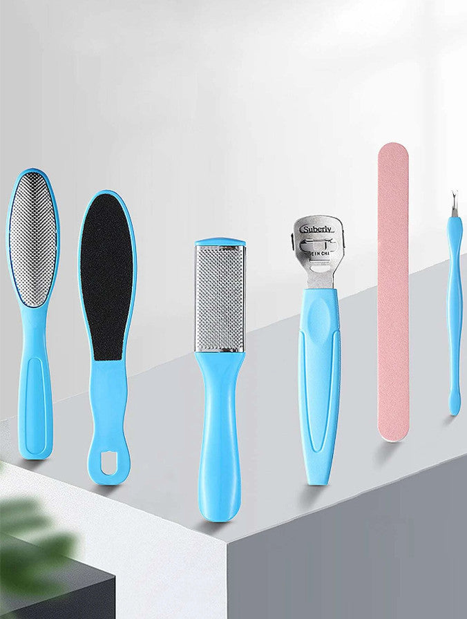 7-in-1 Pedicure Tools Set for Dead Skin Callus Removal & Foot Care