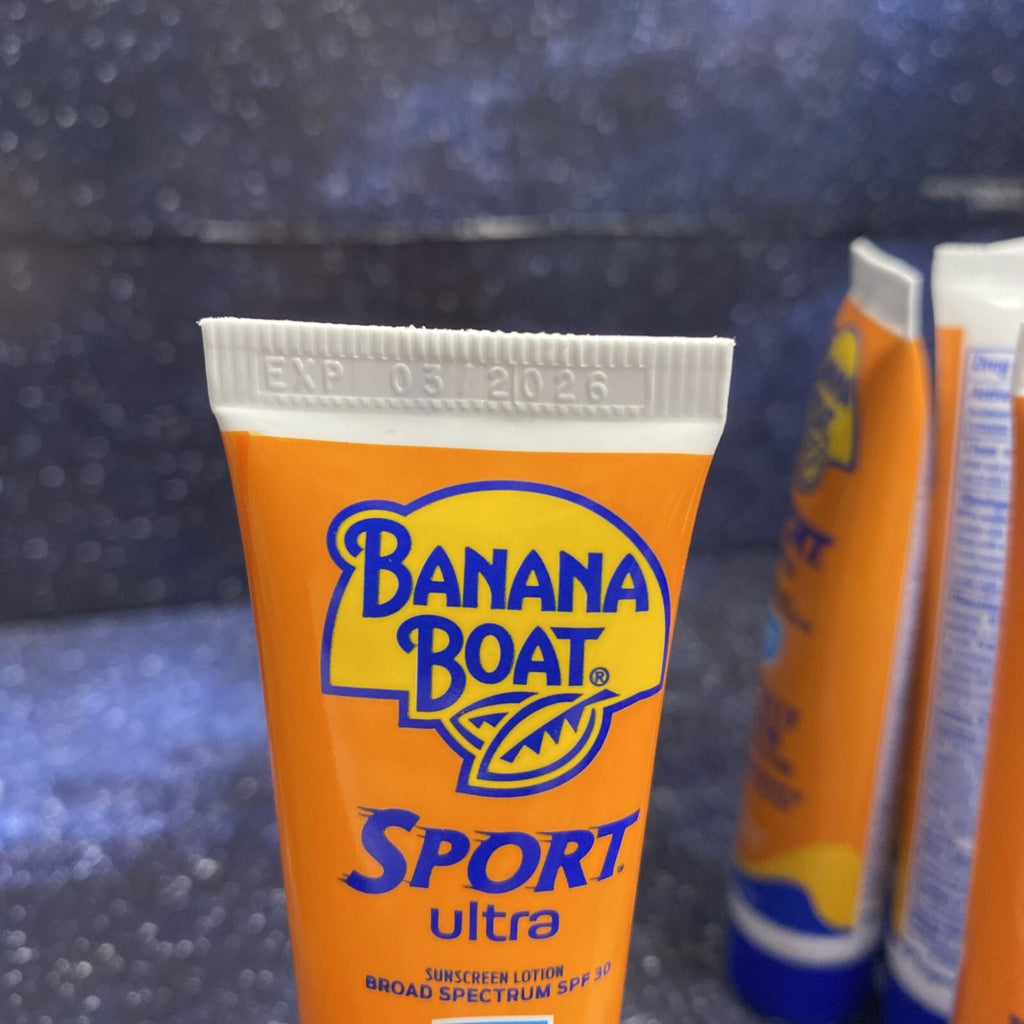 Banana Boat SPF 30 Sunscreen Lotion Ultra Sport Travel Size 1 oz - Pack of 6