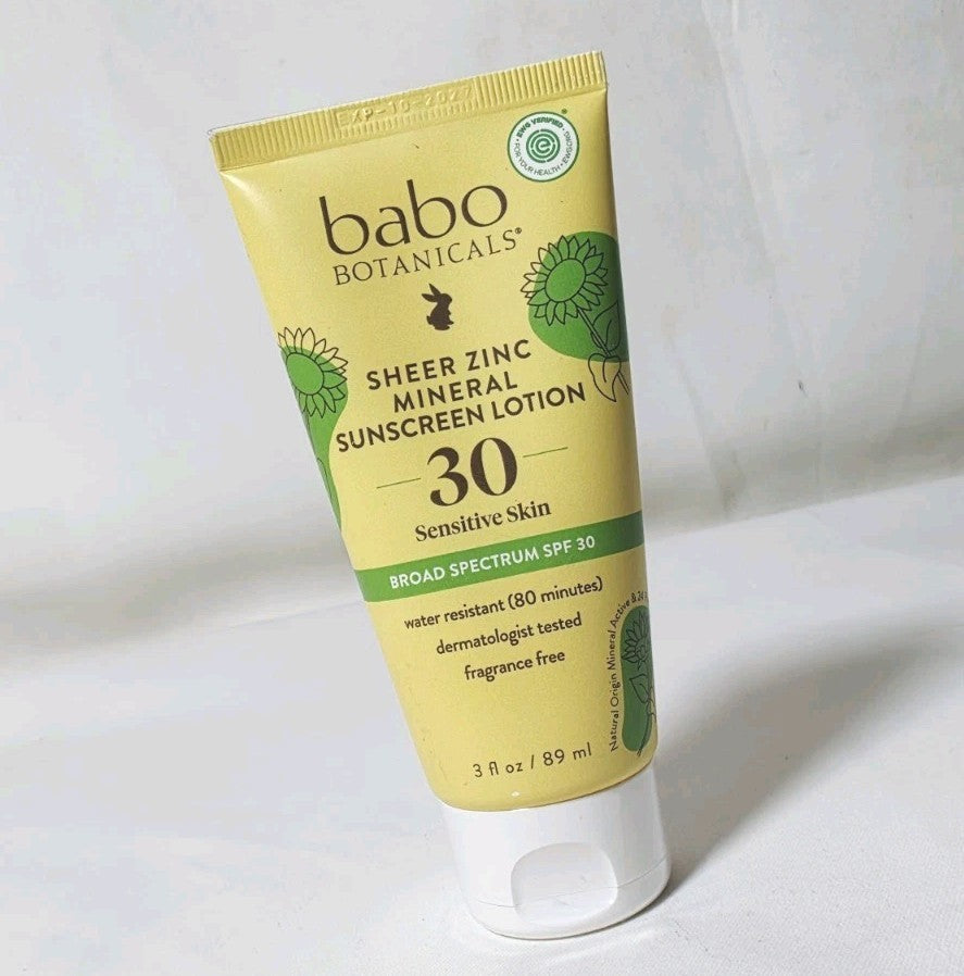 Mineral Sunscreen Lotion SPF 30 - Sensitive Skin 3oz
