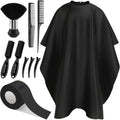 10 in 1 Barber Cape Set with Neck Duster Brush and Accessories for Haircutting