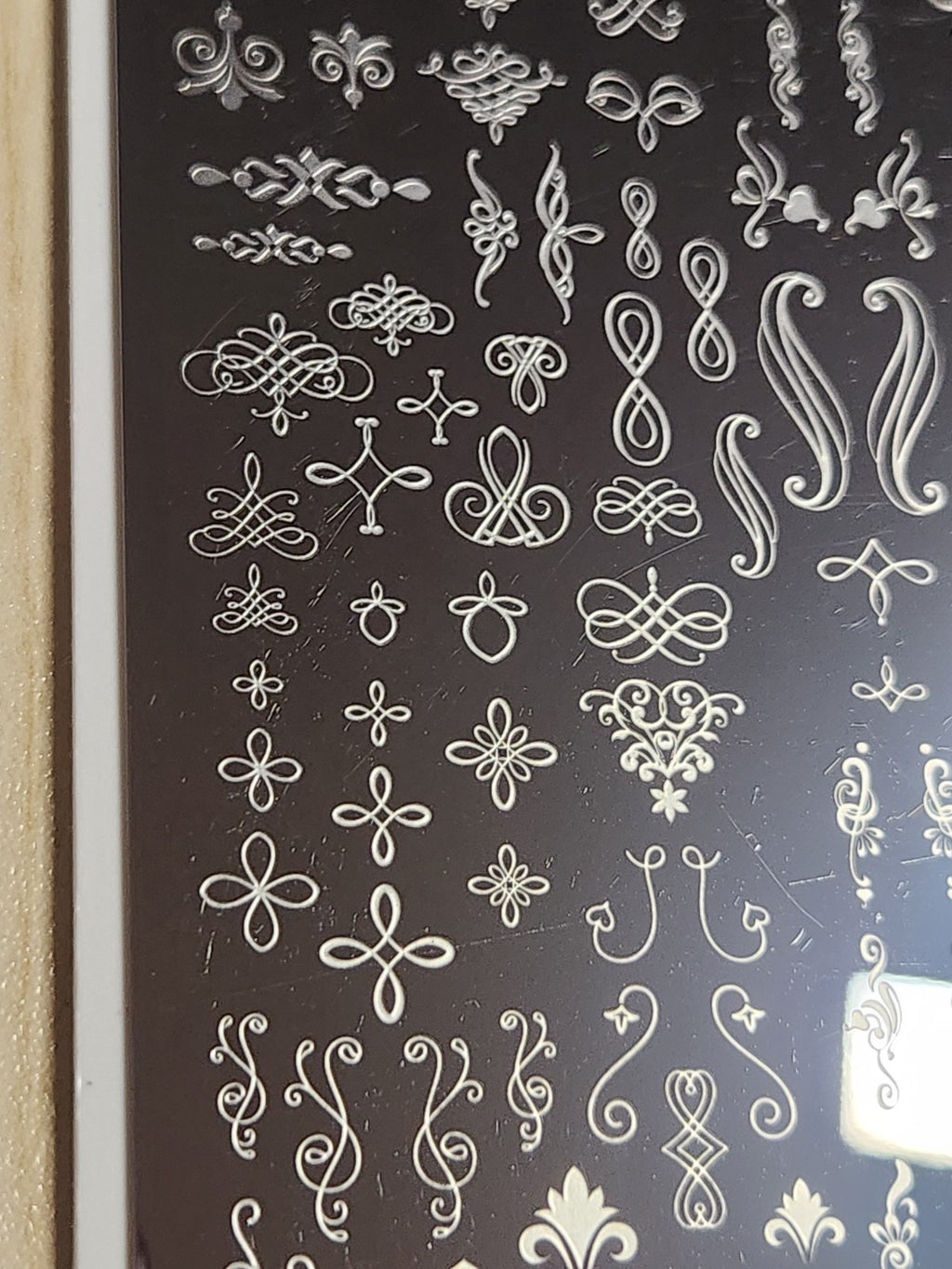 Nail Stamping Plate for Nail Art - UC Flourishes & Ornaments
