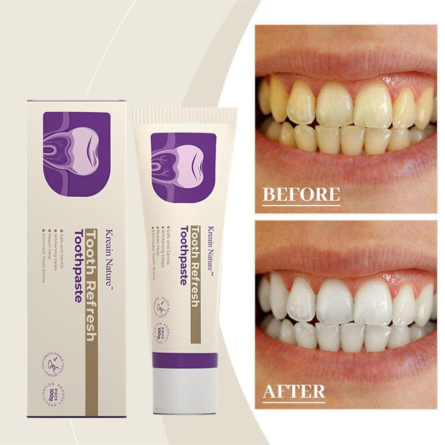 Natural Toothpaste for Tooth Decay Sensitivity & Whitening - 2 Pack