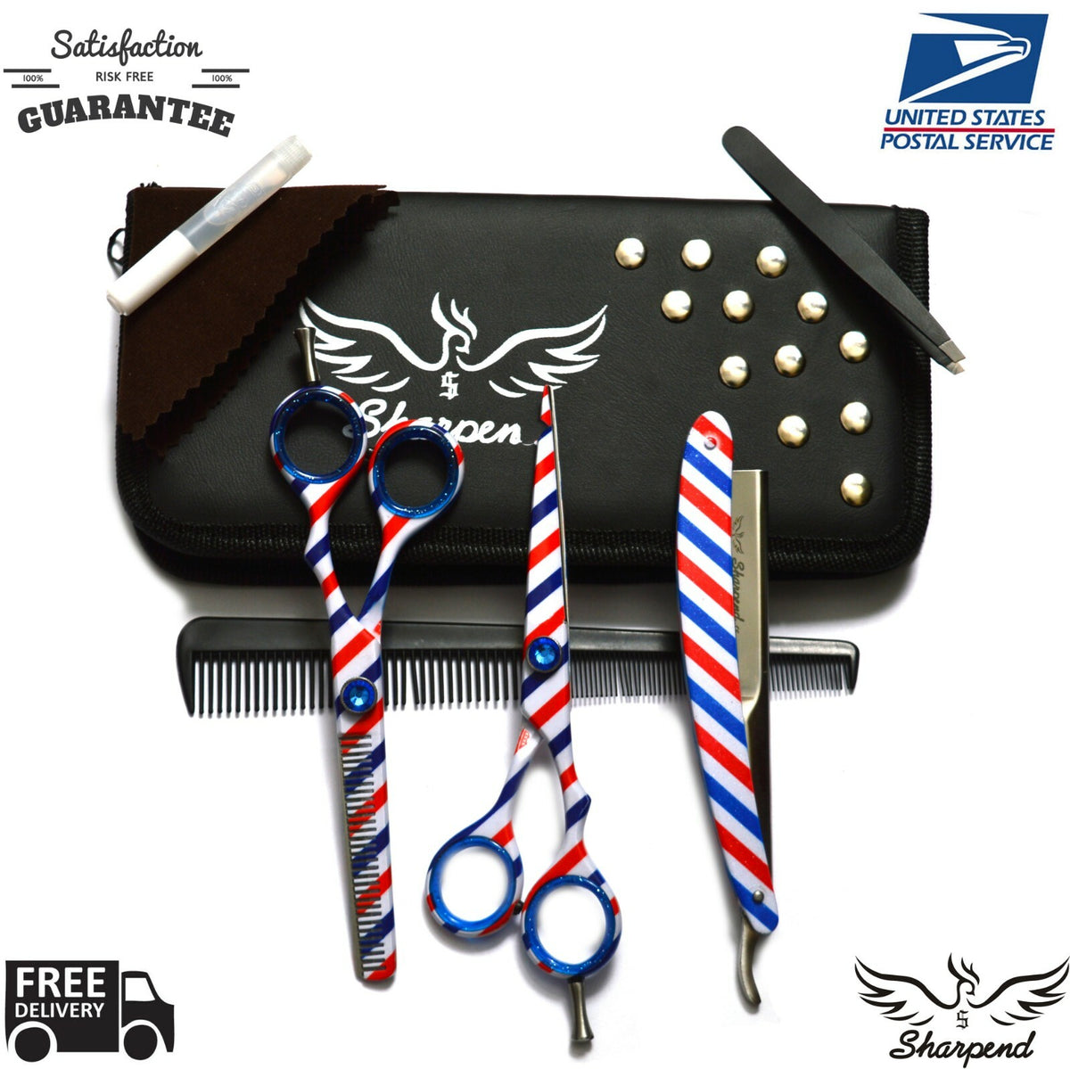 Professional Hair Cutting Scissors 6 Inch Barber Shears Salon Styling Tools