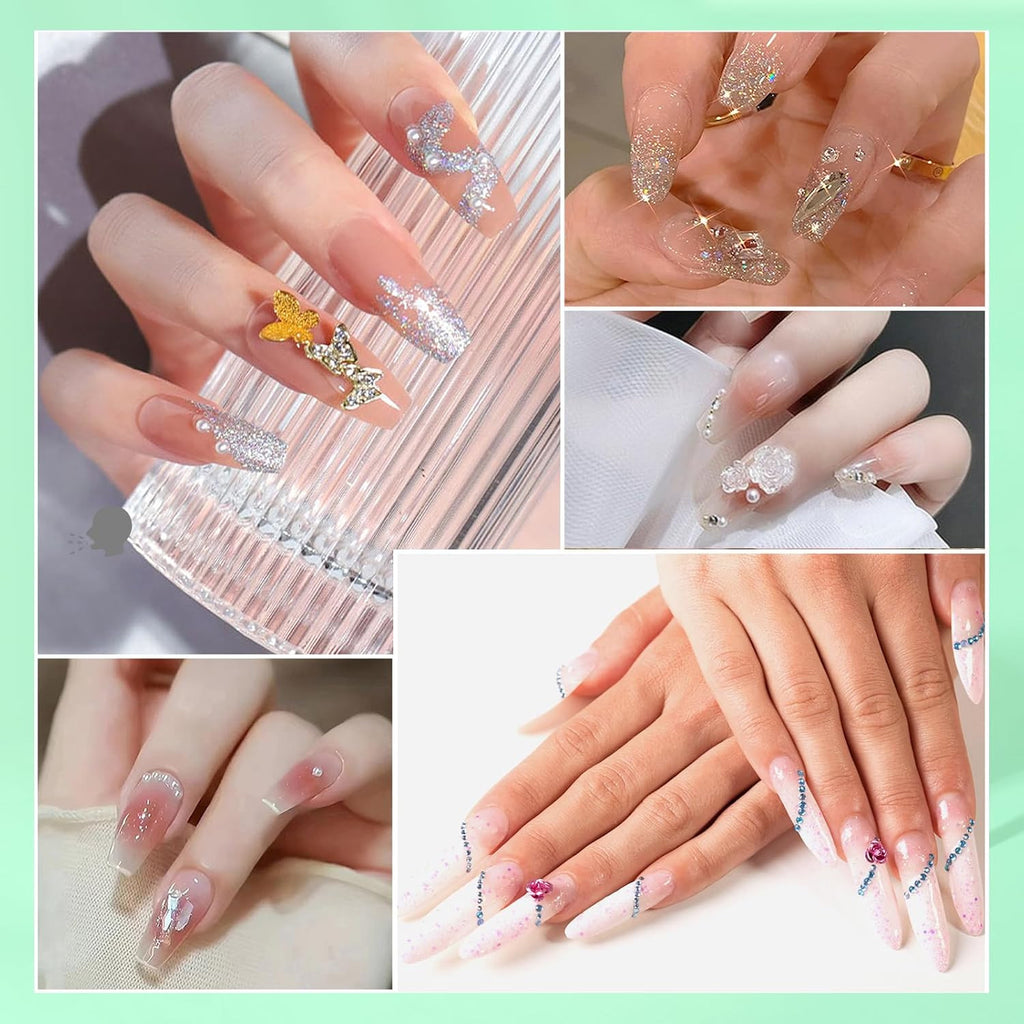 Acrylic Nail Kit with Powder, Liquid & Kolinsky Nail Brush for Salon-Quality Nails