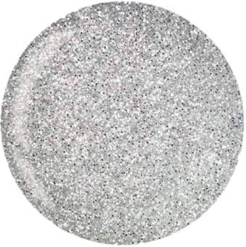 Silver Dip Powder Nail Polish - Cuccio Pro, 0.5 oz / 14g with Silver Mica