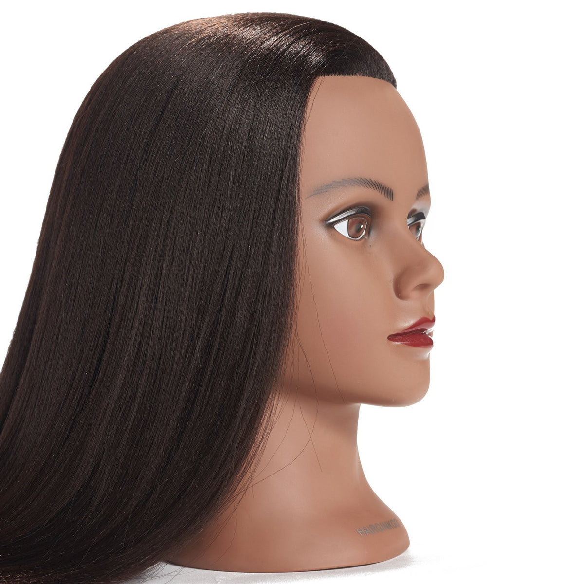 Mannequin Head 26-28 Inches Synthetic Fiber for Hair Styling and Training