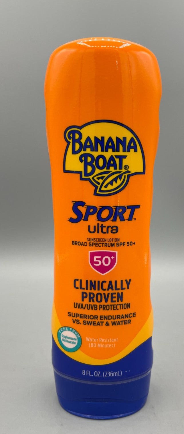 SPF 50 Sunscreen Lotion - Ultra Sport Waterproof Sunblock for Active Outdoor Use - 16 Fl Oz, 2 Pack
