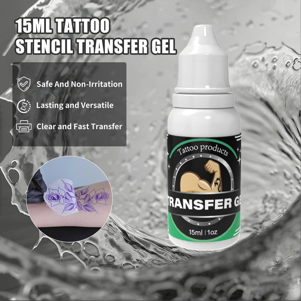 Rotary Tattoo Pen Kit with Power Supply, Cartridges & Practice Skin