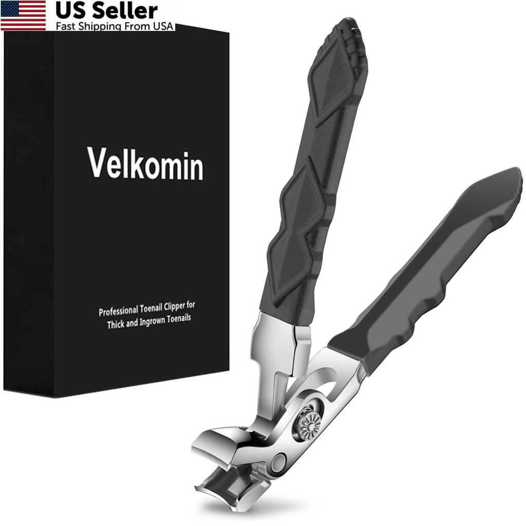 Long Handle Curved Nail Clippers for Seniors - Extra Large, Non-Slip Grip