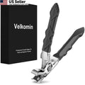 Long Handle Curved Nail Clippers for Seniors - Extra Large, Non-Slip Grip