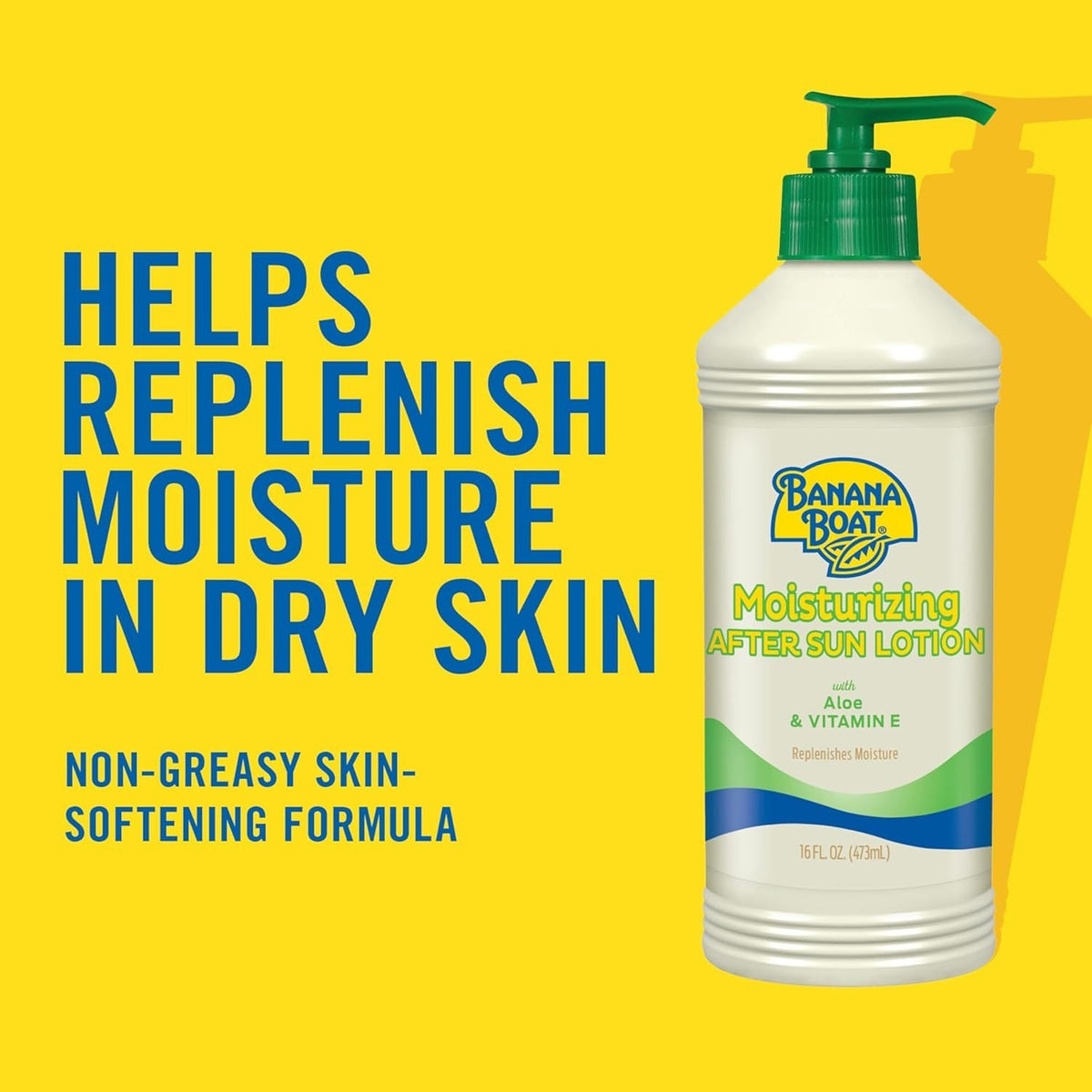 Moisturizing After Sun Lotion with Aloe & Vitamin E - 16oz | Sunburn Relief & Tan Care
