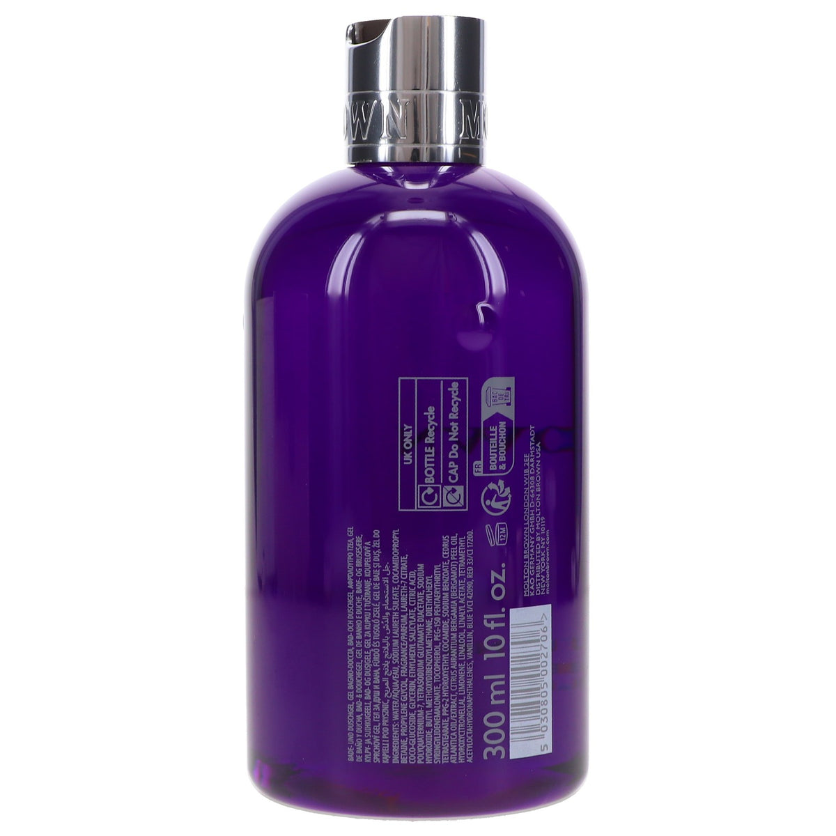 Relaxing Ylang-Ylang Bath & Shower Gel - 10 oz, Soothing Floral Scent