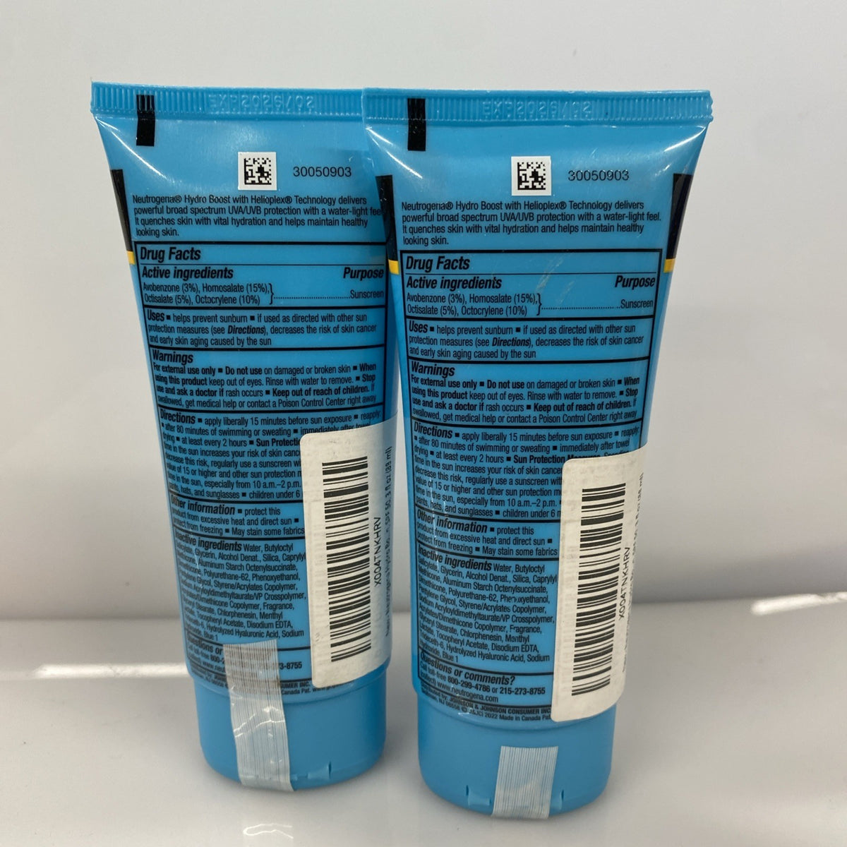 Neutrogena Moisturizing Gel Sunscreen SPF 50 Face Lotion - 3 Oz, Pack of 2