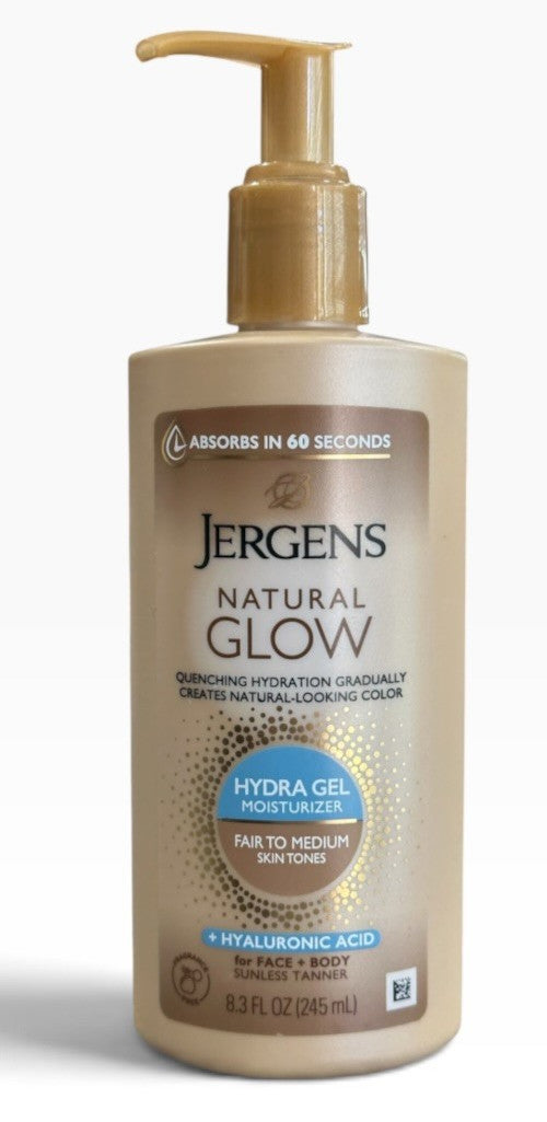 Jergens Natural Glow Hydra Gel for Fair to Medium Skin 8.3 Fl Oz