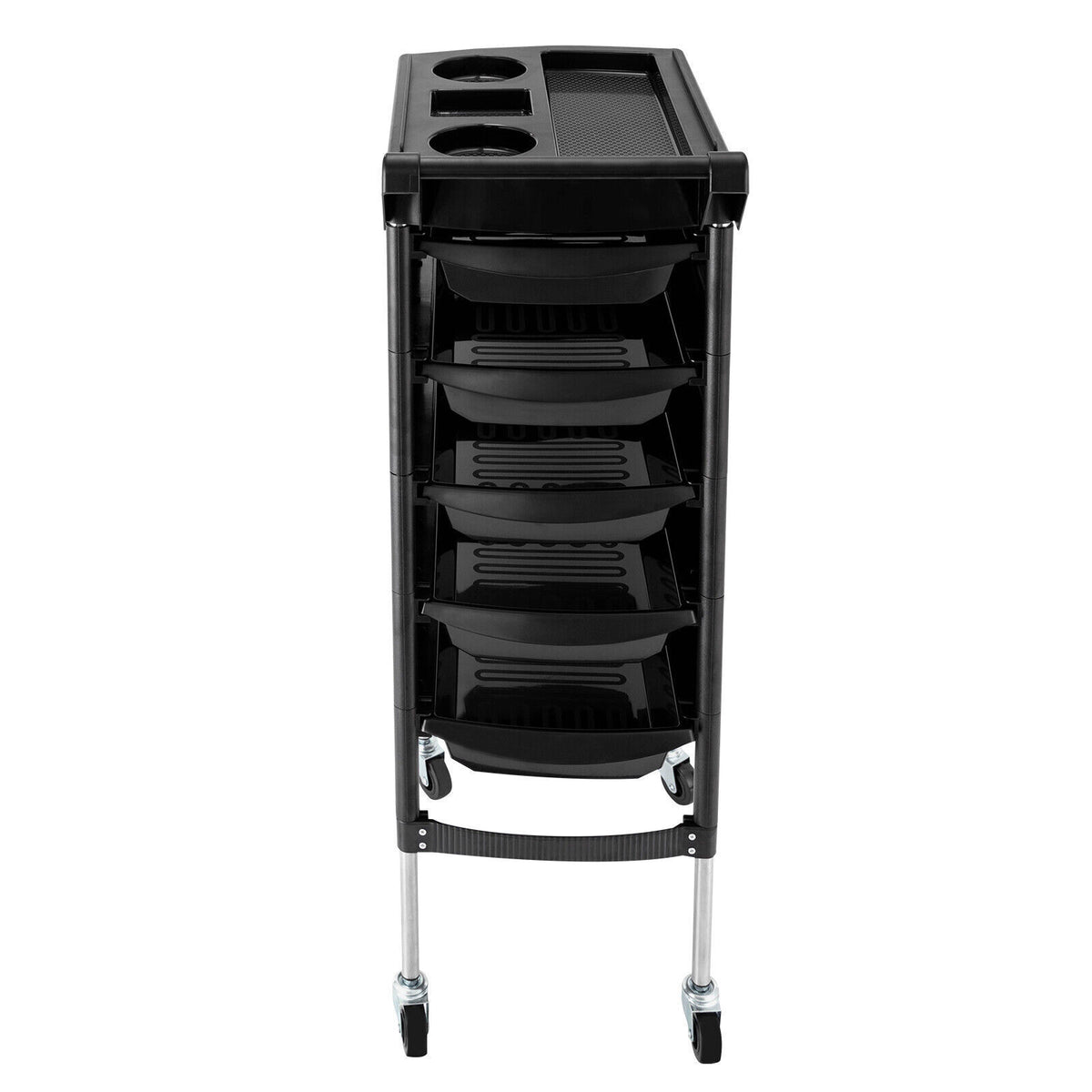 Salon Trolley Cart with 5 Drawers and Mobile Storage Station for Hair Styling