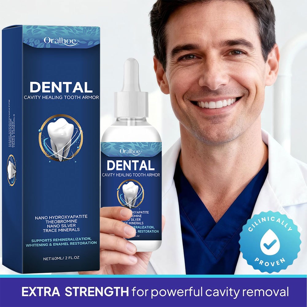 Dental Cavity Healing Serum with Hydroxyapatite & Gum Repair - 2 Pack