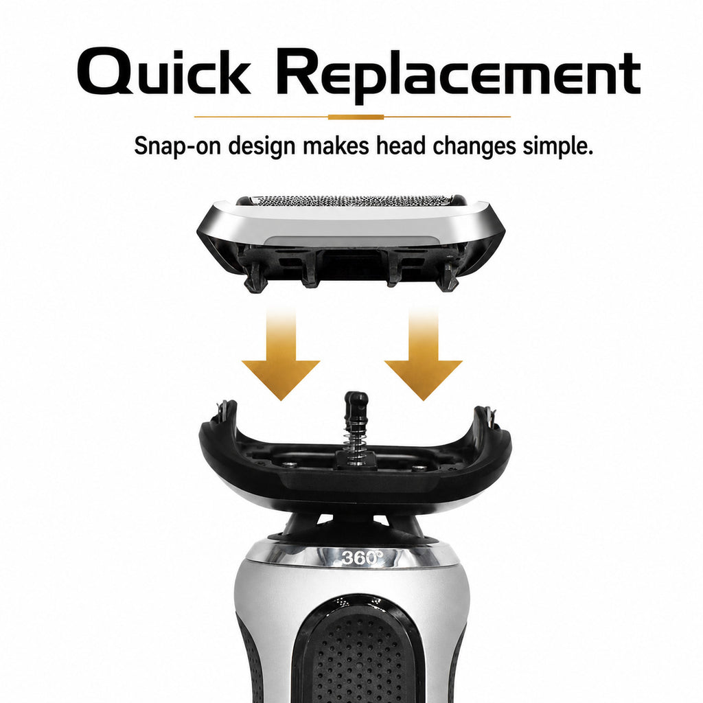 Replacement Head for Braun Series 7 S7 Electric Shaver - 73S Compatible