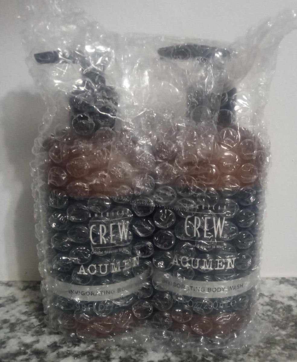 Men's Invigorating Body Wash 2 Pack - American Crew Acumen 9.8 OZ Each