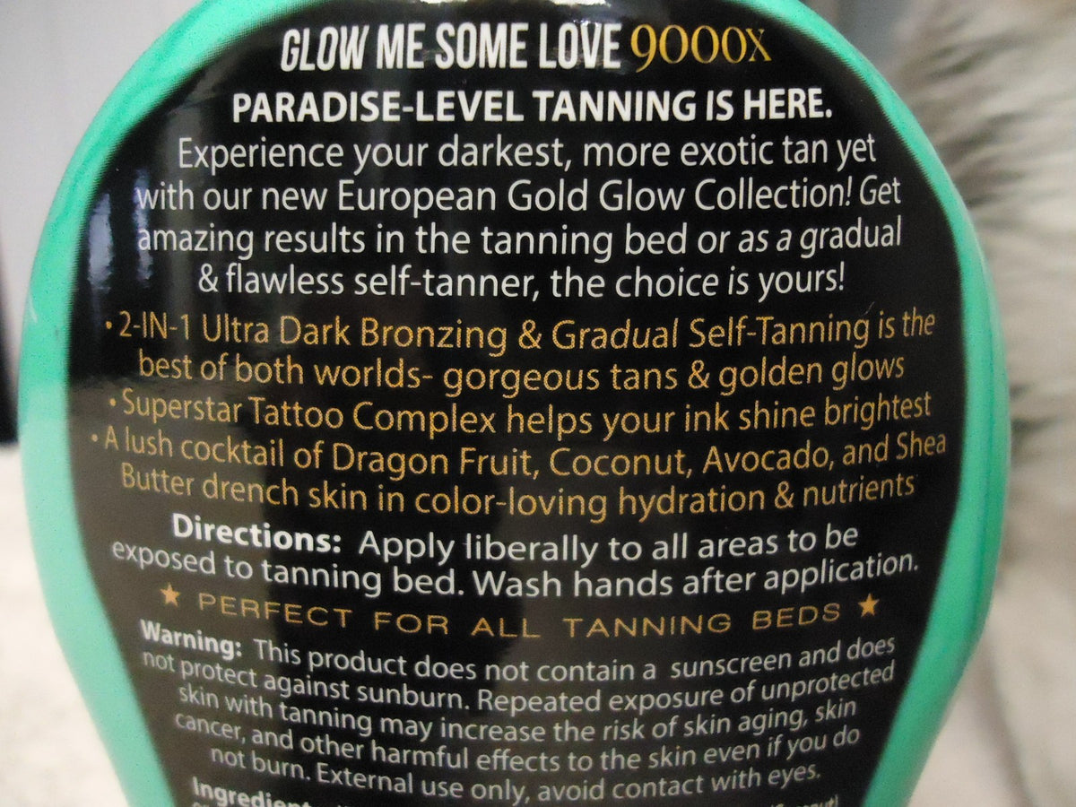 European Gold Ultra Dark Self Tanner Lotion 12oz Indoor Sunless Tanning