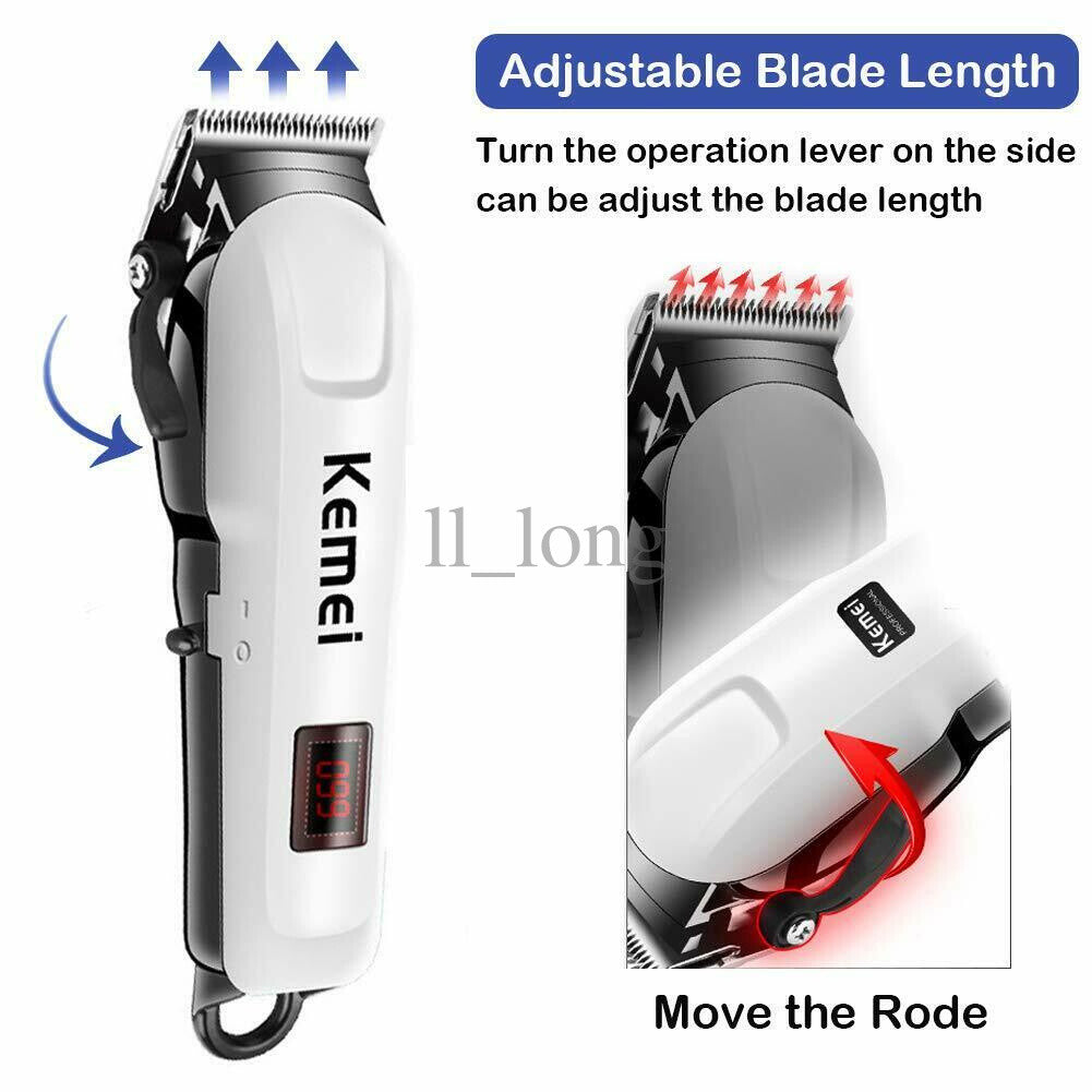 Wireless Hair Clippers with Trimmer Kit for Men & Barber Salon Use