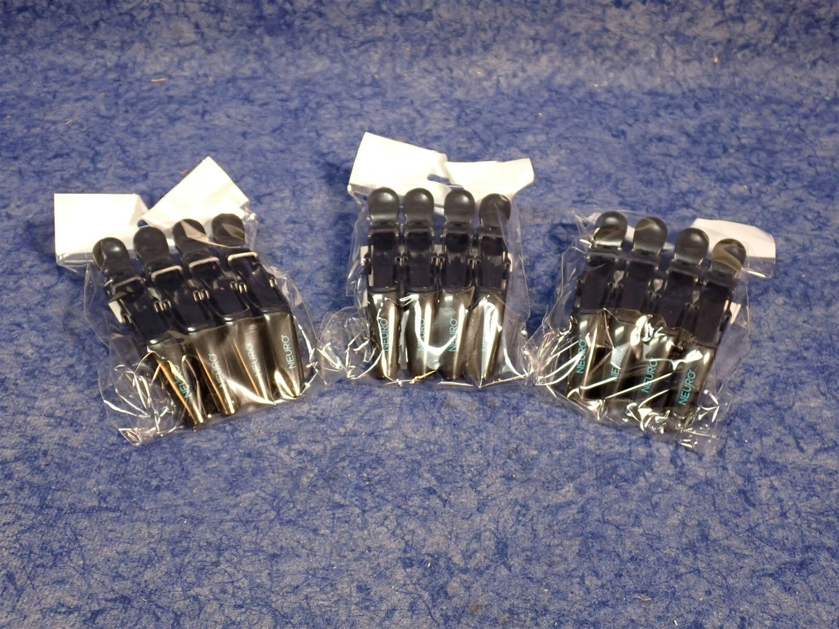 Salon Sectioning Clips - Pack of 12 for Hair Styling & Sectioning