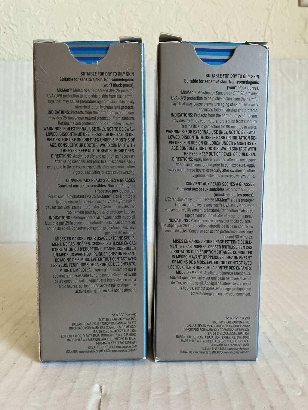 Men's Moisturizer Sunscreen SPF 25 - 3oz, 2-Pack - Skin Care for Men