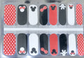 Color Nail Polish Strips 16 Pack Minnie Dots & Bows Manicure Set