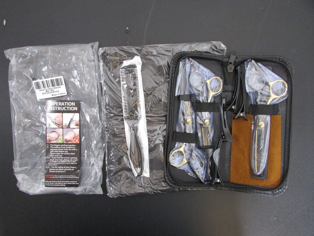 Master Go Hair Cutting Set - Professional Stainless Steel 8-Piece Kit