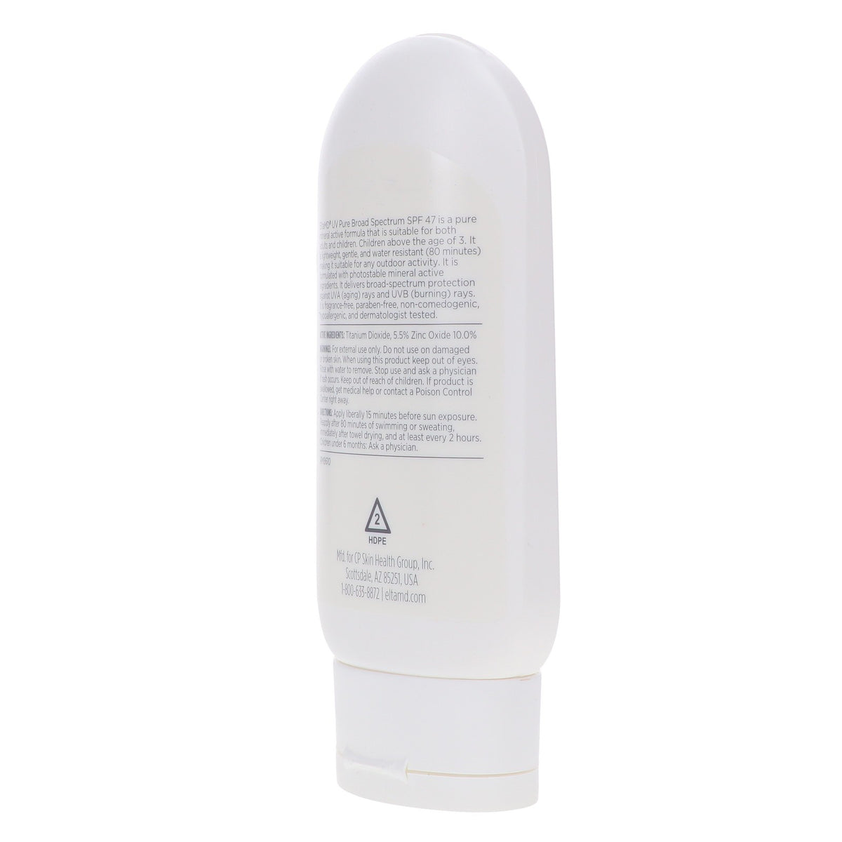EltaMD UV Pure Broad Spectrum SPF 47 Sunscreen 4 oz for Face & Body