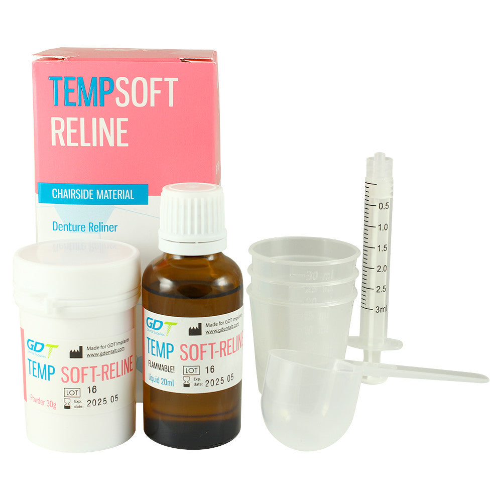 Denture Repair Kit with Soft Reline Material for Loose Dentures - Easy DIY Fix